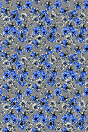 碎花印花华亿平台图片