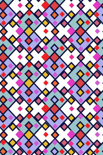 674548-手绘彩色方格--2