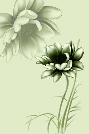 Fei-创意花卉印花华亿平台图片