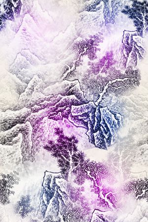 山水印花华亿平台图片