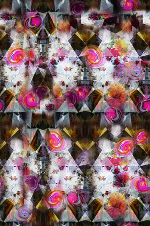 复古印花华亿平台图片