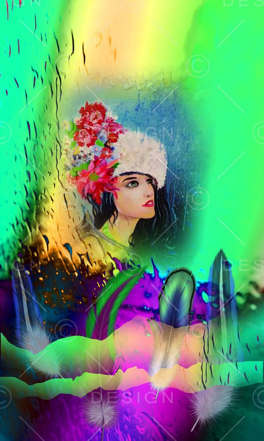 人物印花华亿平台图片