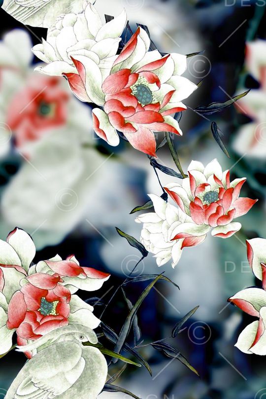 乱花印花华亿平台图片