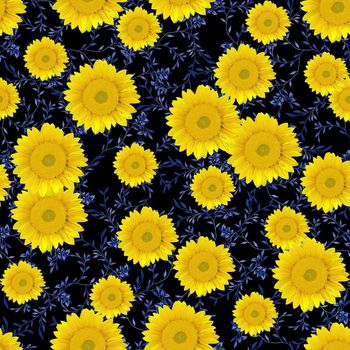 674771-太阳花蔓藤叶子黑