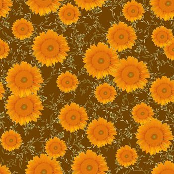 674772-太阳花蔓藤叶子橘