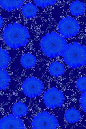 向日葵印花华亿平台图片