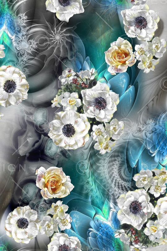 分形艺术印花华亿平台图片