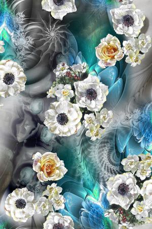 分形艺术印花华亿平台图片