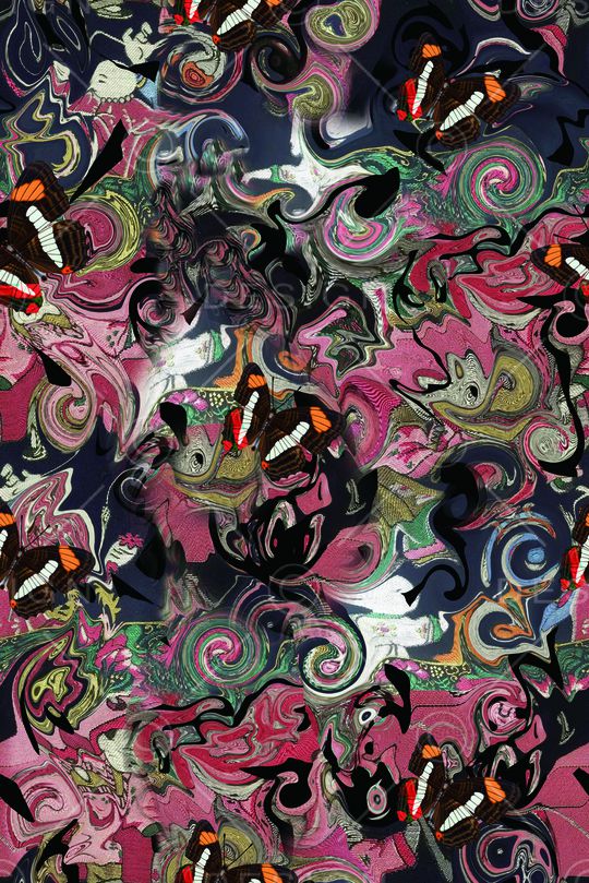 抽象印花华亿平台图片