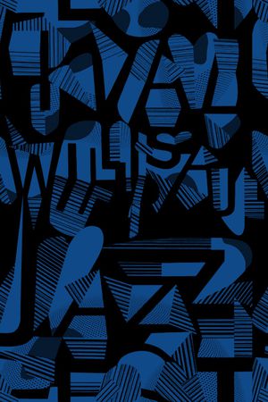 不规则几何印花华亿平台图片