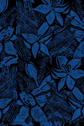 674914-木刻花卉1