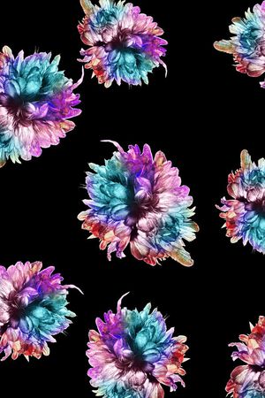 个性羽毛印花华亿平台图片