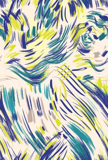 674976-抽象水墨笔画涂鸦IIB