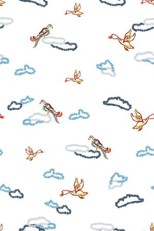 鸟印花华亿平台图片