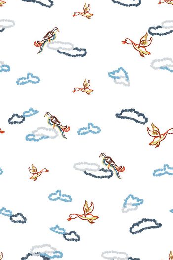 鸟印花华亿平台图片