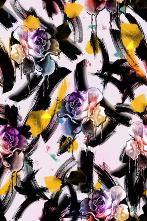 中国风印花华亿平台图片