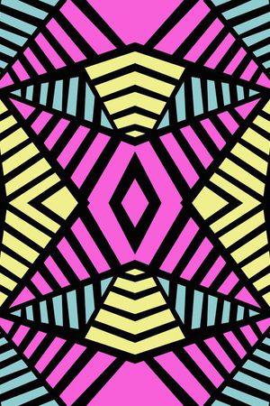 不规则几何印花华亿平台图片