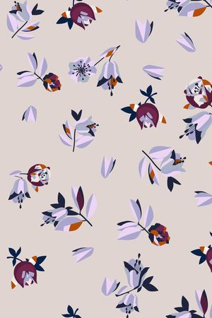 小碎花印花华亿平台图片