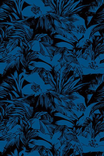 675139-手绘热带植物叶子