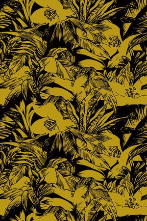 植物印花华亿平台图片