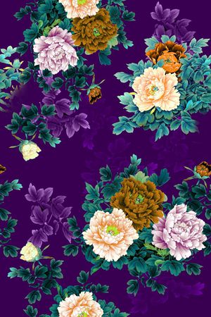 面料花印花华亿平台图片