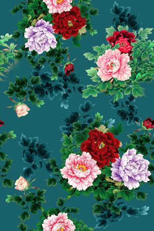 面料花印花华亿平台图片