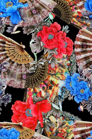 民族风印花华亿平台图片