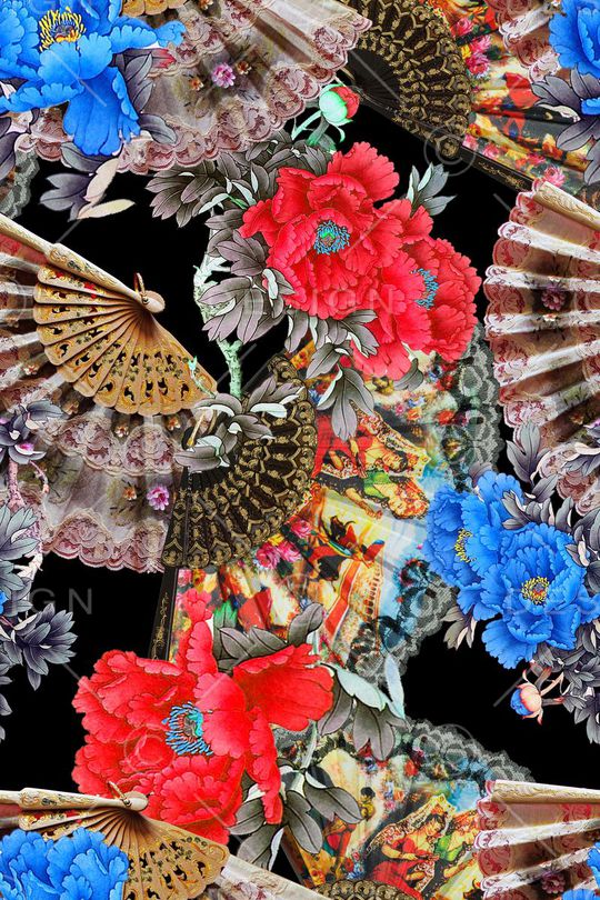 民族风印花华亿平台图片