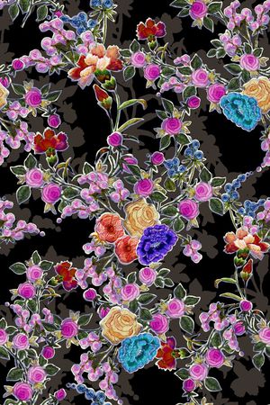 花朵印花华亿平台图片