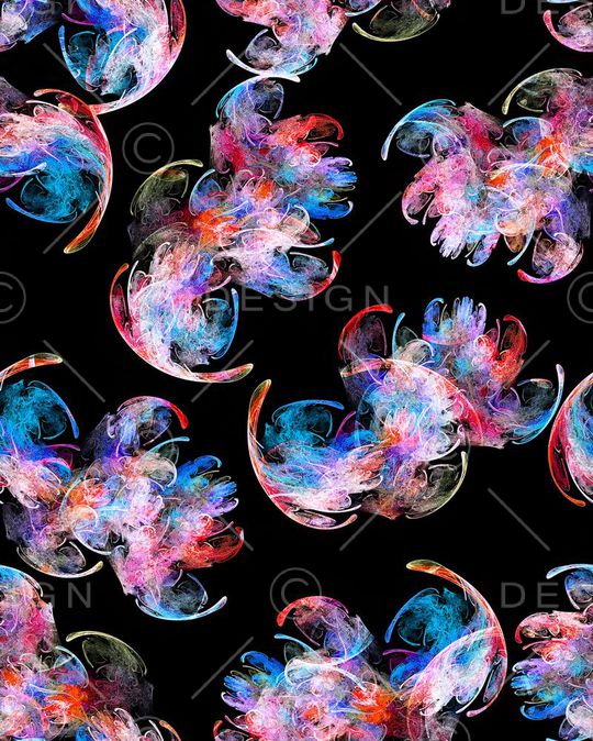 黑底印花华亿平台图片