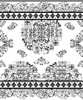 异域风情印花华亿平台图片