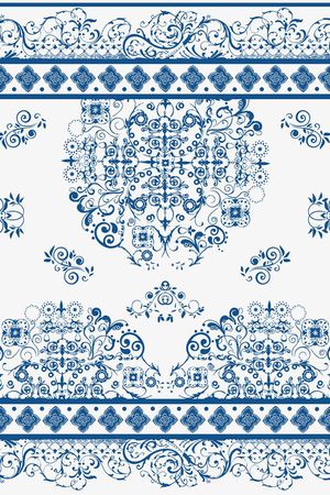 异域风情印花华亿平台图片