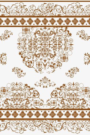 异域风情印花华亿平台图片