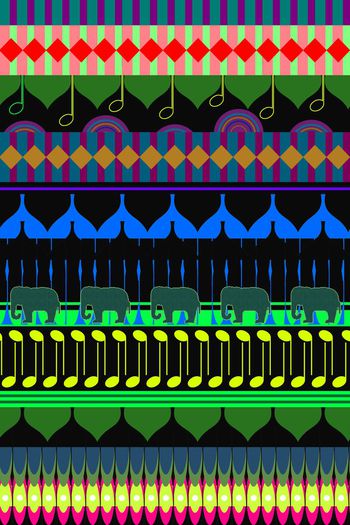 675313-东南亚风格花纹纹理几何1