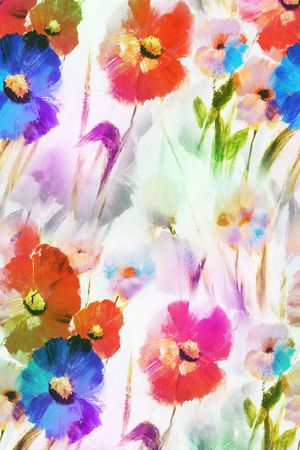 花朵印花华亿平台图片