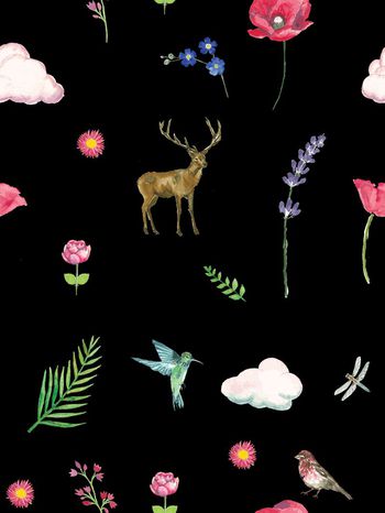 复古印花华亿平台图片