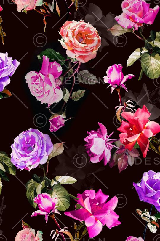 花朵印花华亿平台图片