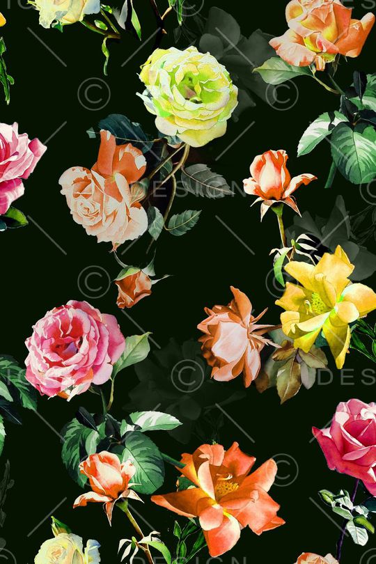 花朵印花华亿平台图片