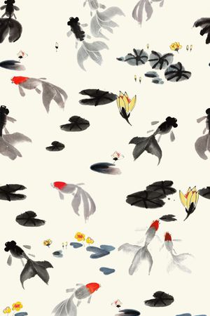 中国风印花华亿平台图片