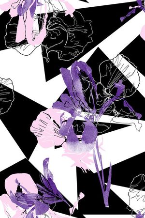 抽象印花华亿平台图片