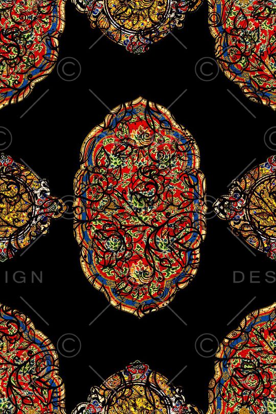 时尚潮流民族风几何印花印花华亿平台图片