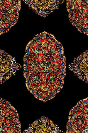 时尚潮流民族风几何印花印花华亿平台图片