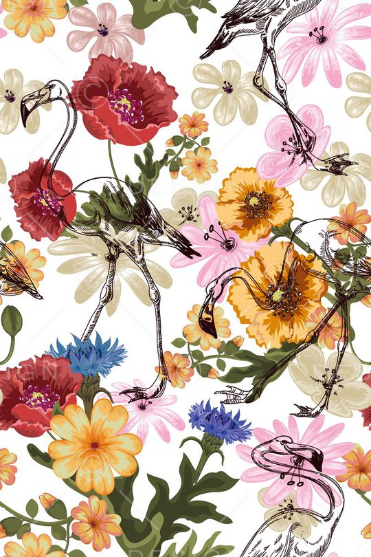 乱花印花华亿平台图片