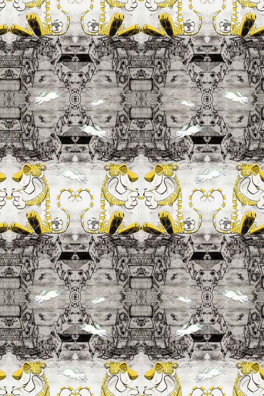 几何印花华亿平台图片