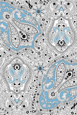 佩斯利印花华亿平台图片