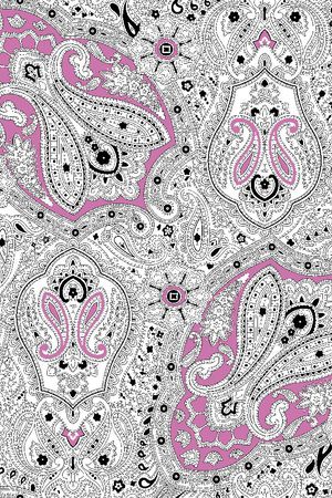 佩斯利印花华亿平台图片