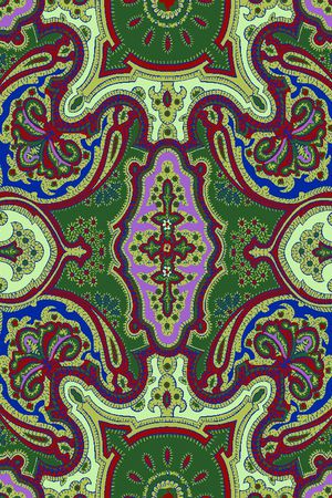 佩斯利印花华亿平台图片