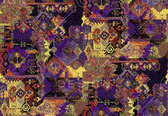 佩斯利印花华亿平台图片