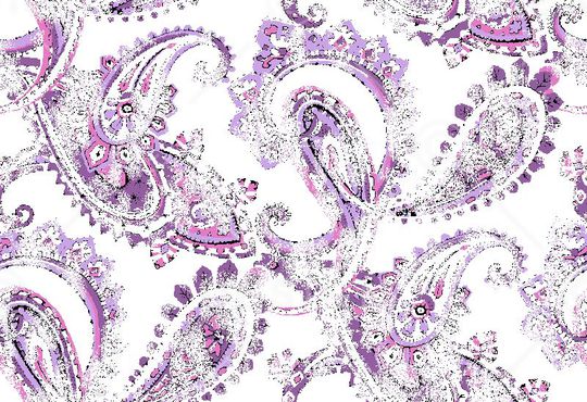 佩斯利印花华亿平台图片