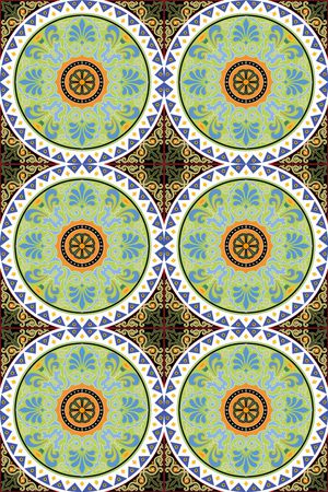 圆圈印花华亿平台图片